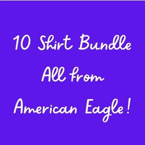 Bundle of 10 American Eagle Tops
